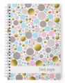 personalizowany notes ABSTRACT DOTS – okładka w kolorowe kropki