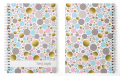 personalizowany notatnik ABSTRACT DOTS – wnętrze i spiral