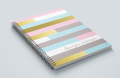 personalizowany notatnik ABSTRACT LINES – widok okładki