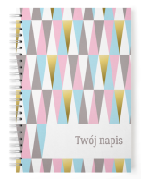 Personalizowany  notes ABSTRACT TRIANGLES