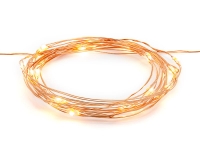 Lampki dekoracyjne LED, miedziane