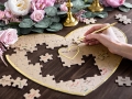 księga gości puzzle - układanka w kształcie serca - SweetPrint.pl