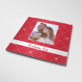 personalizowana kartka walentynkowa ze zdjęciem -klasyczny wzór
