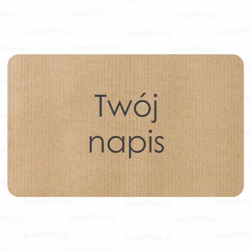 naklejki etykiety eko z własnym napisem - SweetPrint.pl
