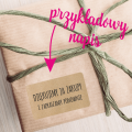 naklejki etykiety eko z własnym napisem - SweetPrint.pl