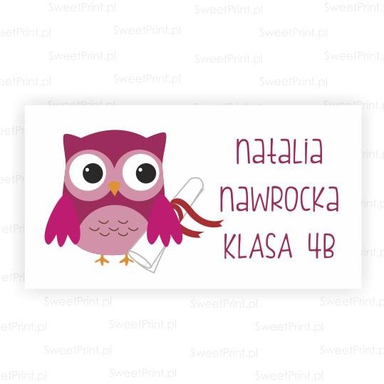 naklejki szkolne dla dzieci - naklejki dla dzieci do przedszkola - SweetPrint.pl