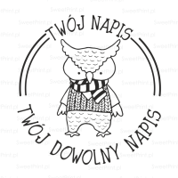 Personalizowany stempel  SOWA