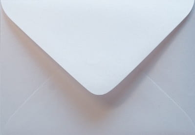 biała koperta C6, metalizowana - SweetPrint.pl