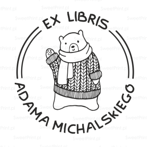 Personalizowany stempel  Ex Libris MIŚ 