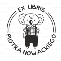 Personalizowany stempel  Ex Libris MIŚ KOALA 