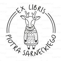 Personalizowany stempel Ex Libris JELONEK 