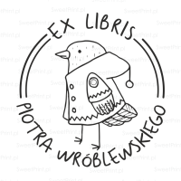 Personalizowany stempel  Ex Libris PTASZEK 