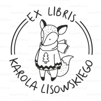 Personalizowany stempel Ex Libris  LISEK 