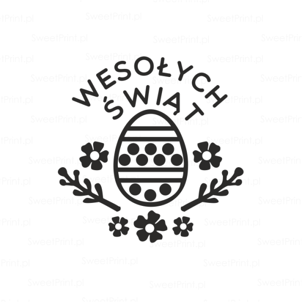 pieczątka wielkanocna / stempel wielkanocny - SweetPrint.pl
