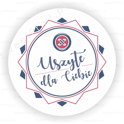 Naklejki USZYTE  DLA CIEBIE - SweetPrint.pl
