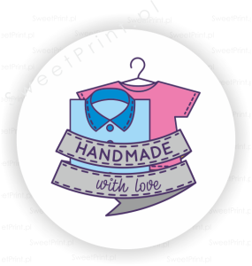 Naklejki HANDMADE "UBRANKA" 