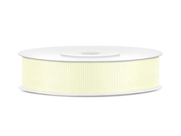 kremowa wstążka rypsowa - SweetPrint.pl