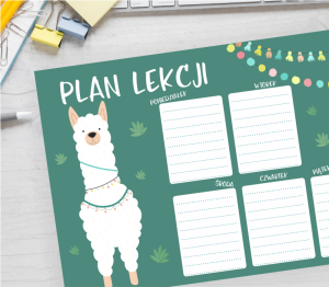 Plan lekcji do druku - LAMA 