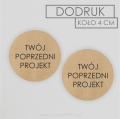 naklejki z papieru kraft - SweetPrint.pl