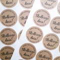 naklejki z papieru kraft - SweetPrint.pl