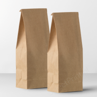 Torebki papierowe średnie  EKO  10 szt / 28x10x7 cm