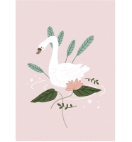 Blok rysunkowy + okładka PLAKAT Z ŁABĘDZIEM