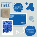 Niebieski tusz do pieczątek - COLOP MAKE1 - inspiracja kolorystyczna - SweetPrint.pl