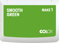 Tusz do pieczątek  ZIELONY / 9x5 cm / poduszka do stempli