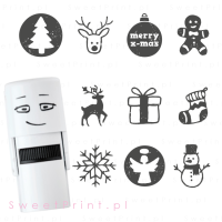 Zestaw mini pieczątek BOŻE NARODZENIE
