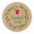 naklejki kraft - Wesołych Świąt - SweetPrint.pl