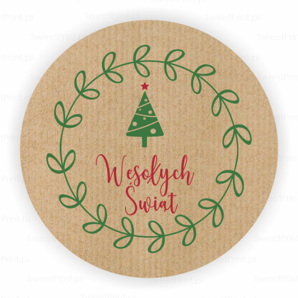 naklejki świąteczne w stylu eko - SweetPrint.pl