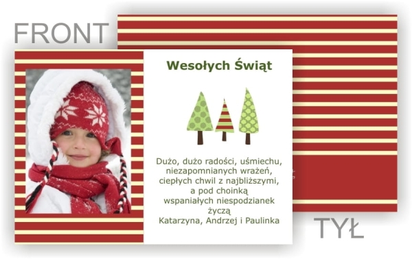 foto kartki na święta