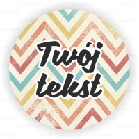 Personalizowane naklejki VINTAGE CHEVRON