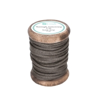 Rzemyk zamszowy - szarobrązowy / 5m 