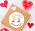 Naklejki walentynkowe kocham - SweetPrint.pl