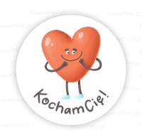 Naklejki walentynkowe SERCE