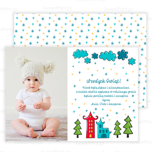 personalizowane kartki na boże narodzenie