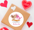 Naklejki walentynkowe z ptaszkami - SweetPrint.pl