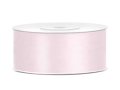 Wstążka satynowa 25 mm - PUDROWORÓŻOWA - SweetPrint.pl