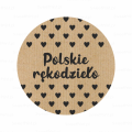 naklejki z napisem Polskie rękodzieło - SweetPrint.pl