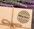 Naklejki kraft z serduszkami - MIŁEGO DNIA - SweetPrint.pl