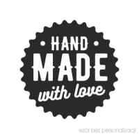 Stempel drewniany  HANDMADE with love