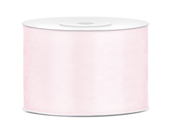 Wstążka satynowa 50 mm - PUDROWORÓŻOWA - SweetPrint.pl