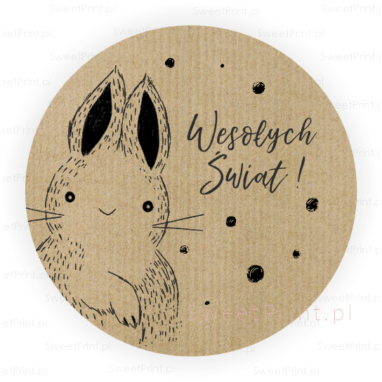Naklejki wielkanocne kraft - SweetPrint.pl