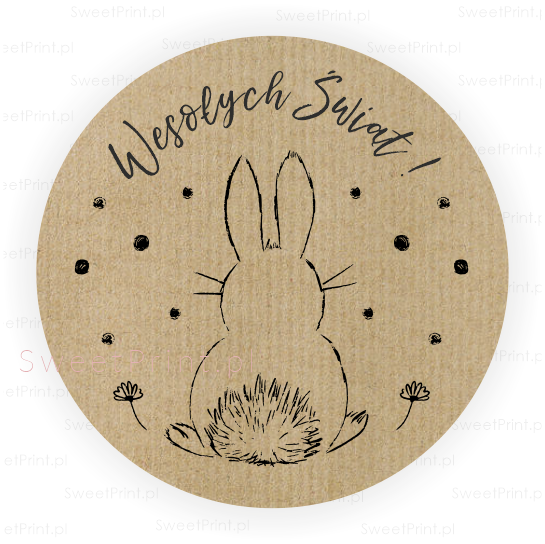 Naklejki wielkanocne kraft - SweetPrint.pl