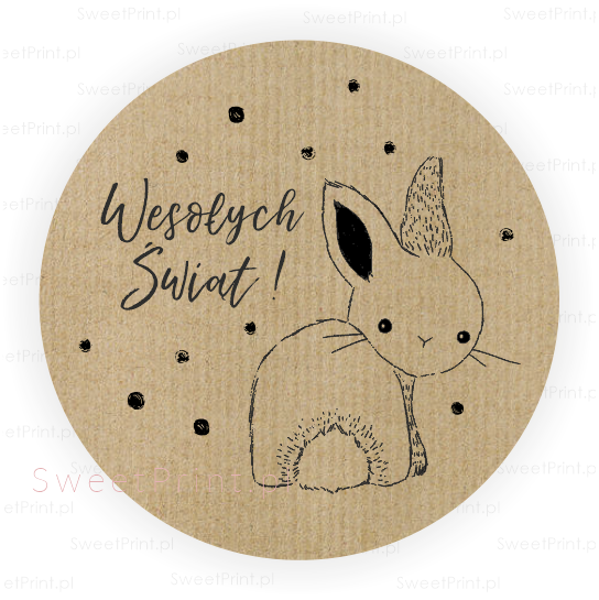 Naklejki wielkanocne kraft - SweetPrint.pl