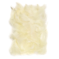 Piórka dekoracyjne, ecru