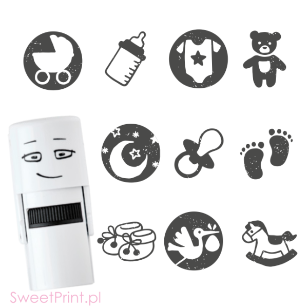 pieczątki / stemple  / mini pieczątki LITTLE NIO - SweetPrint.pl