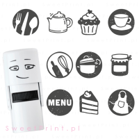Zestaw mini pieczątek KUCHNIA
