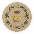 Wielkanocne naklejki kraft - SweetPrint.pl
